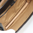 CELINE Shoulder Bag Leather Black Gold Auth bs36609-19
