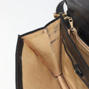 CELINE Shoulder Bag Leather Black Gold Auth bs36609-22