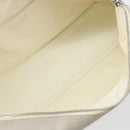 CHANEL Sports Line Matelasse Boston Bag Canvas Gray Silver CC Auth bs36613-10