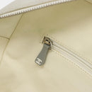 CHANEL Sports Line Matelasse Boston Bag Canvas Gray Silver CC Auth bs36613-25
