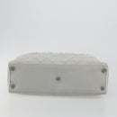 CHANEL Sports Line Matelasse Boston Bag Canvas Gray Silver CC Auth bs36613-5