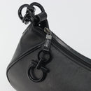 Salvatore Ferragamo Shoulder Bag Leather Black Auth bs36615V-14