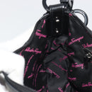 Salvatore Ferragamo Shoulder Bag Leather Black Auth bs36615V-18
