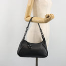 Salvatore Ferragamo Shoulder Bag Leather Black Auth bs36615V-21