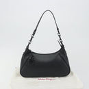 Salvatore Ferragamo Shoulder Bag Leather Black Auth bs36615V-22