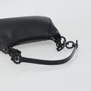 Salvatore Ferragamo Shoulder Bag Leather Black Auth bs36615V-7