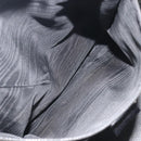 CELINE Macadam Canvas Boston Bag PVC Leather Black Gold Auth bs36619A-23