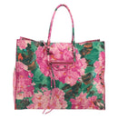 BALENCIAGA The Paper Tote Bag Leather Pink 236701 Auth bs36620A-2