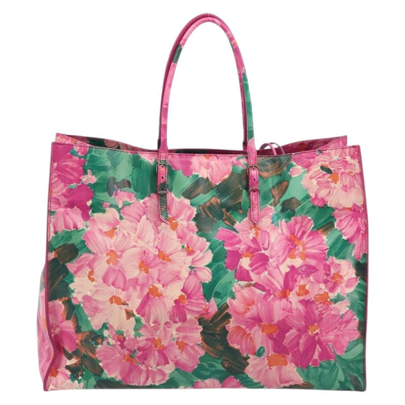 BALENCIAGA The Paper Tote Bag Leather Pink 236701 Auth bs36620A