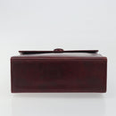 CARTIER Happy Birthday Hand Bag Patent leather Red Auth bs36621-10