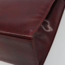 CARTIER Happy Birthday Hand Bag Patent leather Red Auth bs36621-11