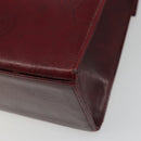 CARTIER Happy Birthday Hand Bag Patent leather Red Auth bs36621-13