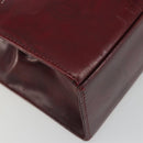 CARTIER Happy Birthday Hand Bag Patent leather Red Auth bs36621-14