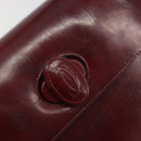 CARTIER Happy Birthday Hand Bag Patent leather Red Auth bs36621-15