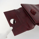 CARTIER Happy Birthday Hand Bag Patent leather Red Auth bs36621-16