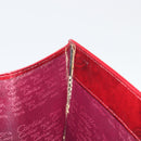 CARTIER Happy Birthday Hand Bag Patent leather Red Auth bs36621-20