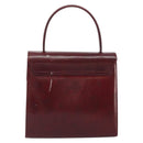 CARTIER Happy Birthday Hand Bag Patent leather Red Auth bs36621-3