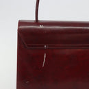 CARTIER Happy Birthday Hand Bag Patent leather Red Auth bs36621-4