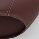 CARTIER Must Line Hand Bag Leather Bordeaux Gold Auth bs36622A-10