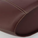 CARTIER Must Line Hand Bag Leather Bordeaux Gold Auth bs36622A-11