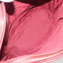 CARTIER Must Line Hand Bag Leather Bordeaux Gold Auth bs36622A-16
