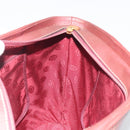 CARTIER Must Line Hand Bag Leather Bordeaux Gold Auth bs36622A-17