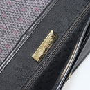 SAINT LAURENT Shoulder Bag PVC Canvas Black Gold Auth bs36624-19