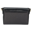 SAINT LAURENT Shoulder Bag PVC Canvas Black Gold Auth bs36624-2