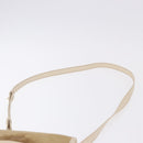 LOEWE Shoulder Bag Suede Brown Gold Auth bs36625-8
