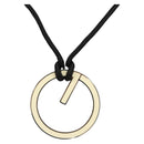 GUCCI G Logo Necklace metal Silver Auth bs36627V-1