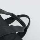 HERMES Acape Luco PM Hand Bag Nylon Black Auth bs36629-8