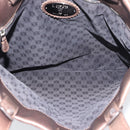LOEWE Tote Bag Leather Bronze Auth bs36630-11