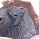 LOEWE Tote Bag Leather Bronze Auth bs36630-18