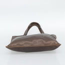 LOEWE Tote Bag Leather Bronze Auth bs36630-5