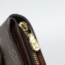 LOUIS VUITTON Monogram Compact Zip Wallet M61667 LV Auth bs36635-12