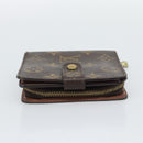 LOUIS VUITTON Monogram Compact Zip Wallet M61667 LV Auth bs36635-4