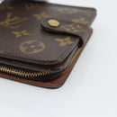 LOUIS VUITTON Monogram Compact Zip Wallet M61667 LV Auth bs36635-8
