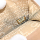 CHANEL Choco Bar line Wallet Leather Beige CC Auth bs36636-12