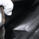 CHANEL Long Wallet Patent leather Black Gold CC Auth bs36639-18