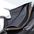 CHANEL Long Wallet Patent leather Black Gold CC Auth bs36639-21
