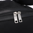 FENDI Backpack Nylon Black Silver Auth bs36641V-16