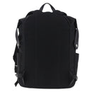 FENDI Backpack Nylon Black Silver Auth bs36641V-3