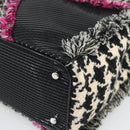 Christian Dior Diorissimo Hand Bag Canvas Black White Auth bs36646V-15