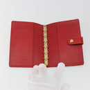 LOUIS VUITTON Monogram Vernis Agenda PM Planner Cover Red R21016 LV Auth bs36647-15