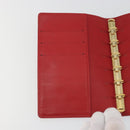 LOUIS VUITTON Monogram Vernis Agenda PM Planner Cover Red R21016 LV Auth bs36647-17