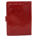 LOUIS VUITTON Monogram Vernis Agenda PM Planner Cover Red R21016 LV Auth bs36647-3