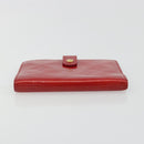 LOUIS VUITTON Monogram Vernis Agenda PM Planner Cover Red R21016 LV Auth bs36647-5