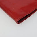 LOUIS VUITTON Monogram Vernis Agenda PM Planner Cover Red R21016 LV Auth bs36647-9