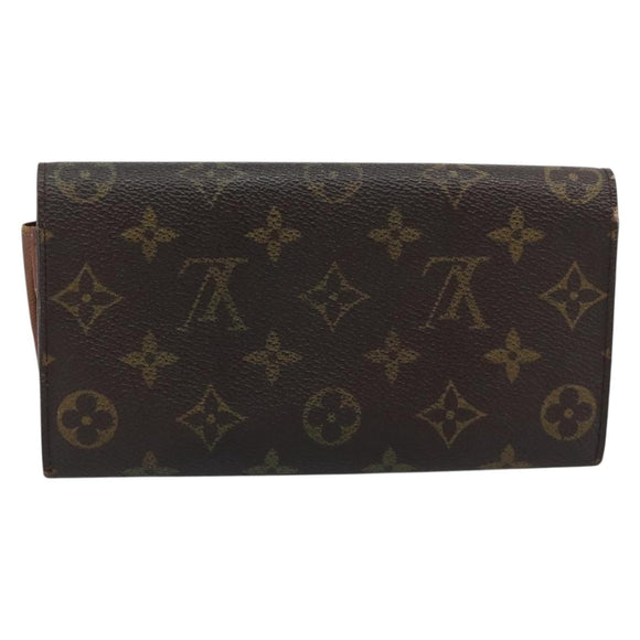 LOUIS VUITTON Monogram Portefeuille Sarah Long Wallet M61734 LV Auth bs36648