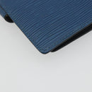LOUIS VUITTON Epi Agenda PM Day Planner Cover Blue R20055 LV Auth bs36649-16